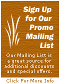 Sign Up for Our Promo Mailing List
