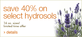 Save 40% On Hydrosols