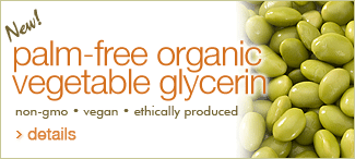 New! Palm-Free Organic Vegetable Glycerin