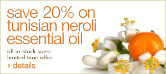 Save Up 20% On Tunisian Neroli Essential Oil