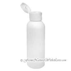 2 oz. HDPE Cosmo Round Bottles With Snap Caps