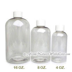 8 oz. PET Boston Round Bottle With Regular Cap