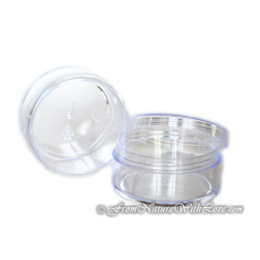 35 ml Single Threaded Stackable Base Jars with Caps