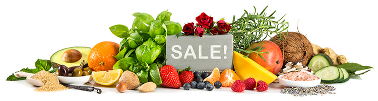 Seasonal Sale on Certified Organic and Conventional Ingredients for Personal Care