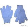Blue Nylon Bath Gloves (pair)